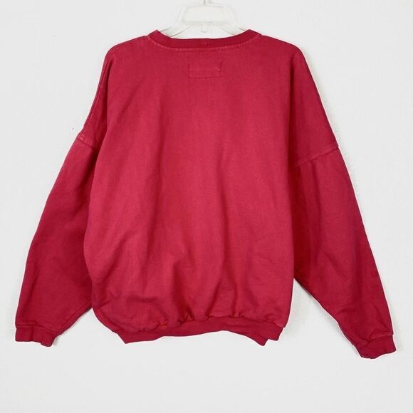 Vintage 90’s e.n.u.f. Internationale Red Oversized Sweatshirt - Picture 6 of 8
